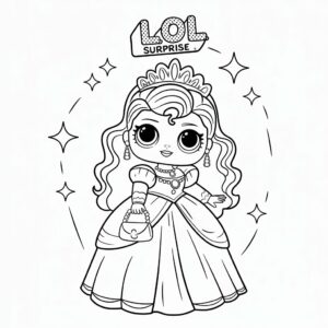 kleurplaat lol surprise omg