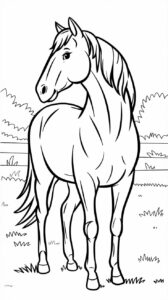 hevosten värityssivut