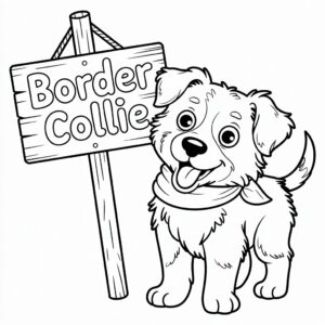 kleurplaat puppy’s