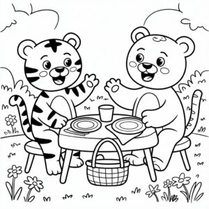 tigris színező oldal nehéz