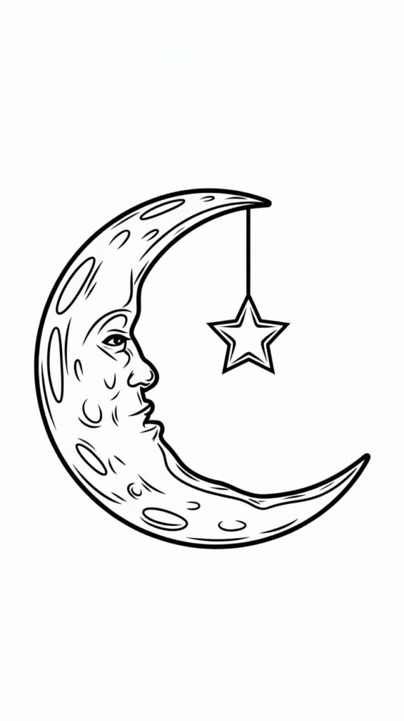 yıldız boyama resmi