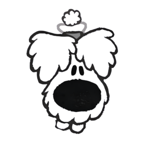 Página para colorear Woezel y Pip en primavera