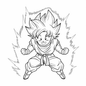 kleurplaten dragon ball z