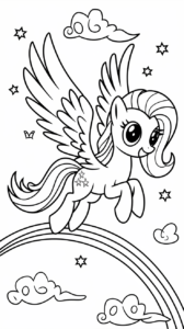 kleurplaten my little pony