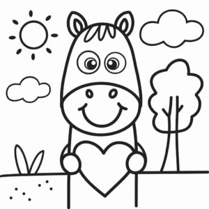 Hevosten värityssivut