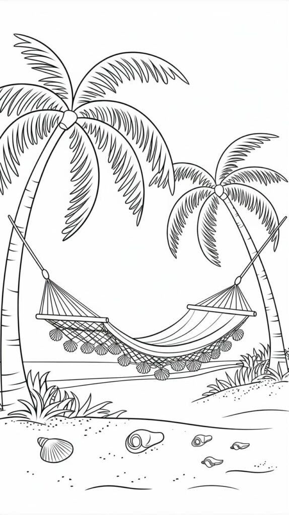 Páginas para colorear para niños pequeños durante las vacaciones