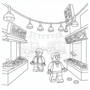 kleurplaten van lego city