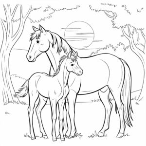 Hevosten ja varsien värityssivut