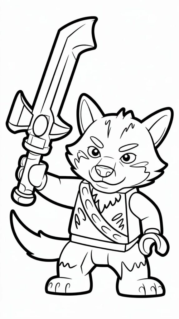 lego poppetje tekenen