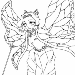 manga chibi kleurplaat