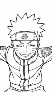 naruto tekening