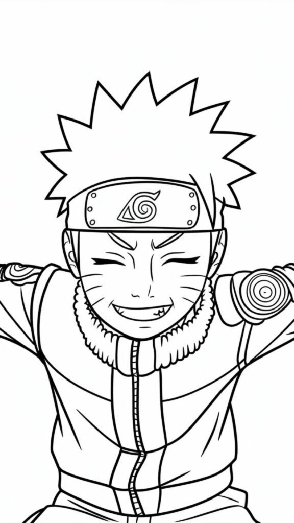 naruto para colorir e imprimir