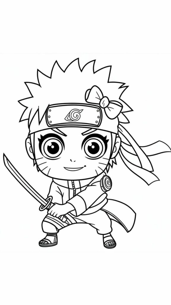 naruto desenho colorir