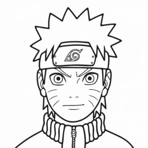 naruto desenho para colorir