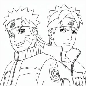 desenho do naruto para colorir