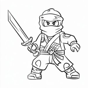 kleurplaten ninjago