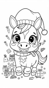 hevosen värityssivu