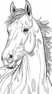 Friisiläishevoset värityssivut