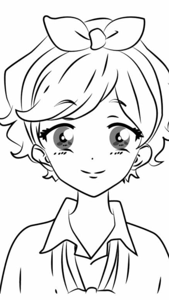 manga coloring pages for adults