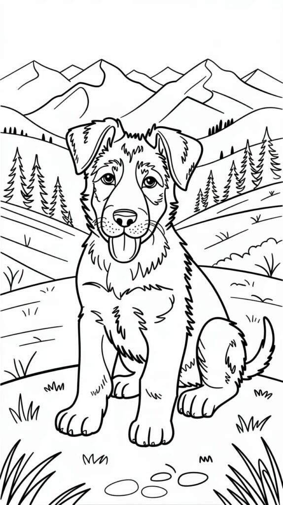 puppy hond tekenen in stappen