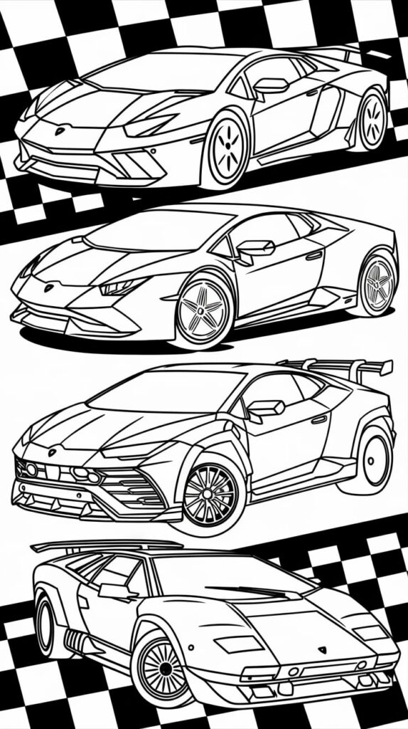 race auto kleurplaat