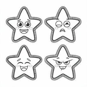 sternen ausmalbilder