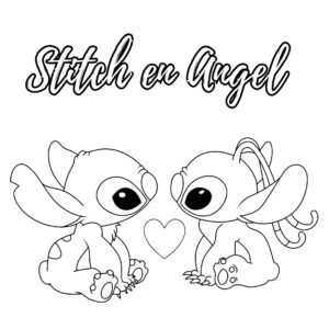 teken stitch en angel