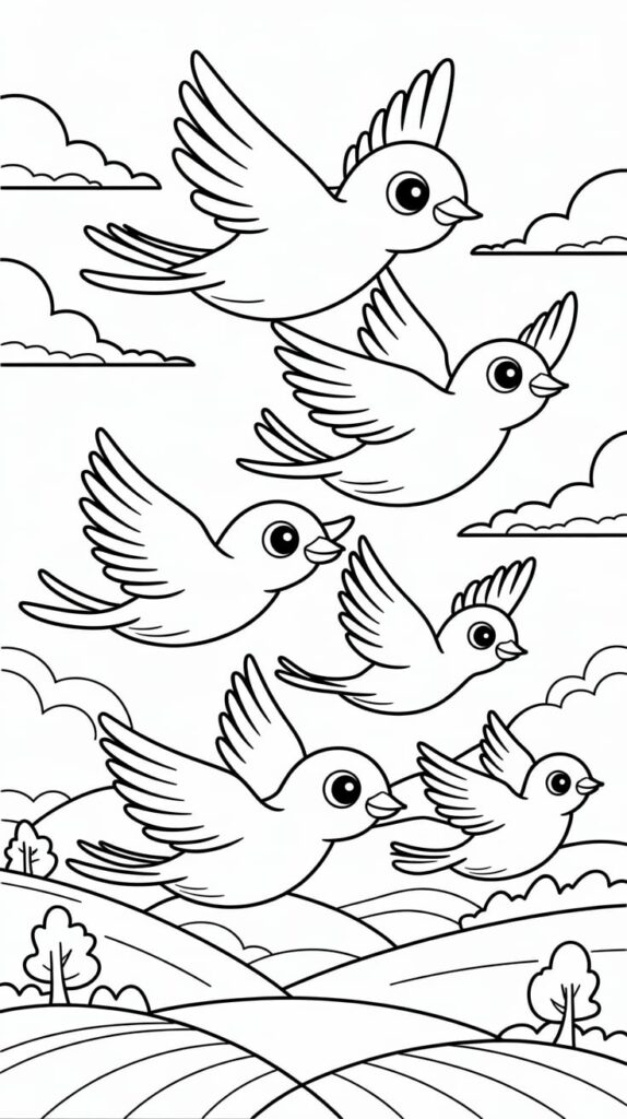 Dibujos de aves