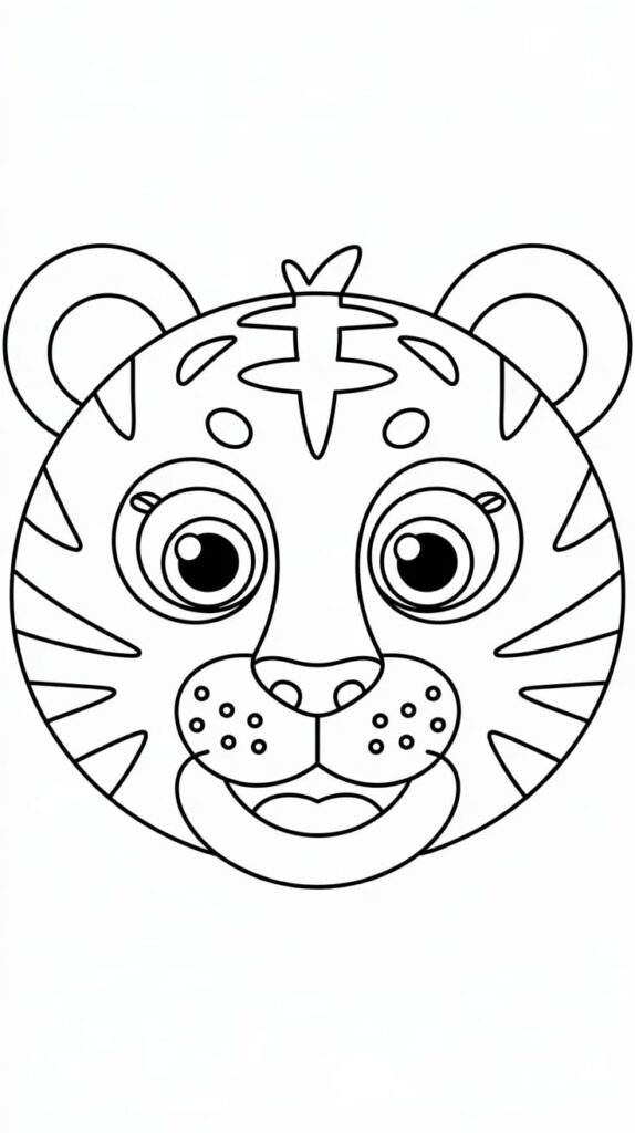 Cómo dibujar la cabeza de un tigre fácilmente