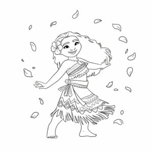 coloriages à imprimer vaiana