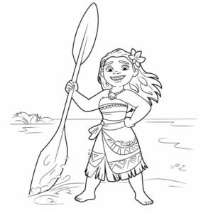 facile vaiana coloriage vaiana