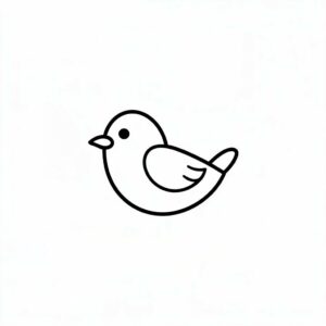 Aprende a dibujar un pájaro con solo 3 líneas