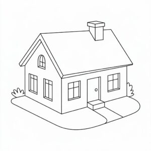 3d huis tekenen makkelijk