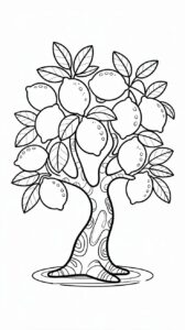 Citroenboom vol sappige citroenen