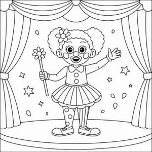 Clown femminili color