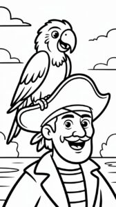 Sprechender Papagei auf der Piratenschulter PDF gratis