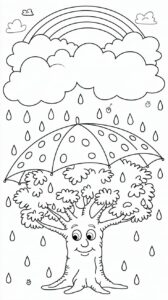 bomen tekenen met potlood