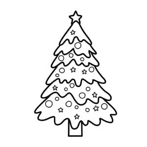 boom tekenen met takken makkelijk