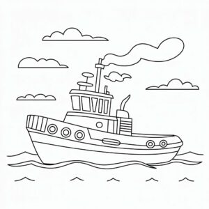 boot tekenen makkelijk