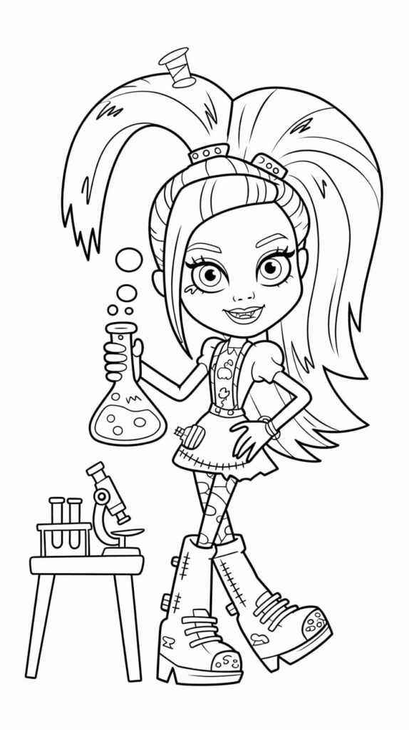 monster high boyama oyunu