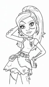 Página para colorear Monster High