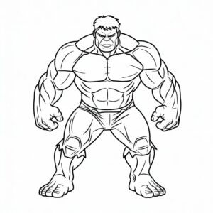 hulk kleurplaten