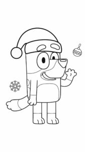 coloriage bluey à imprimer pdf