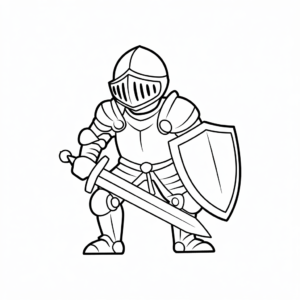 kleurplaten ridders