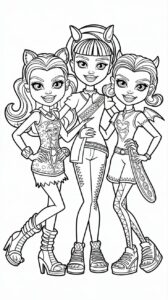 monster high boyama oyunu oyna