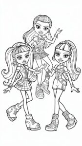 Páginas para colorear de Monster High