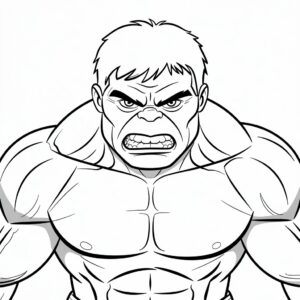 kleurplaten hulk