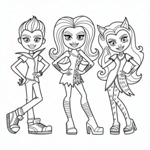 monster high boyama oyunları oyna