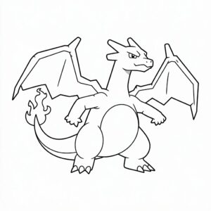 charizard kleurplaten