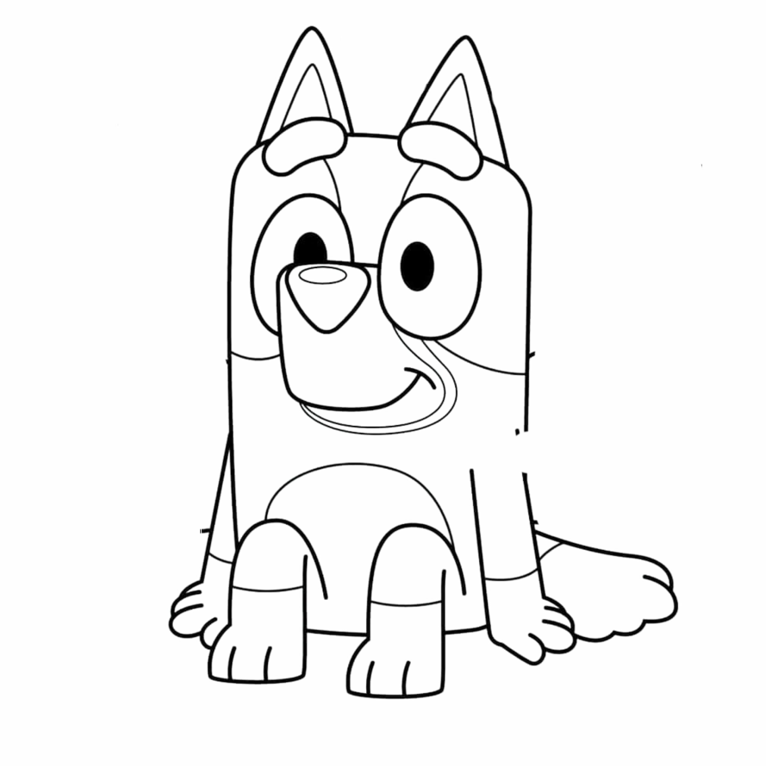 coloriages bluey